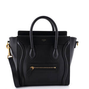 Celine Nano Luggage Bag Smooth Leather